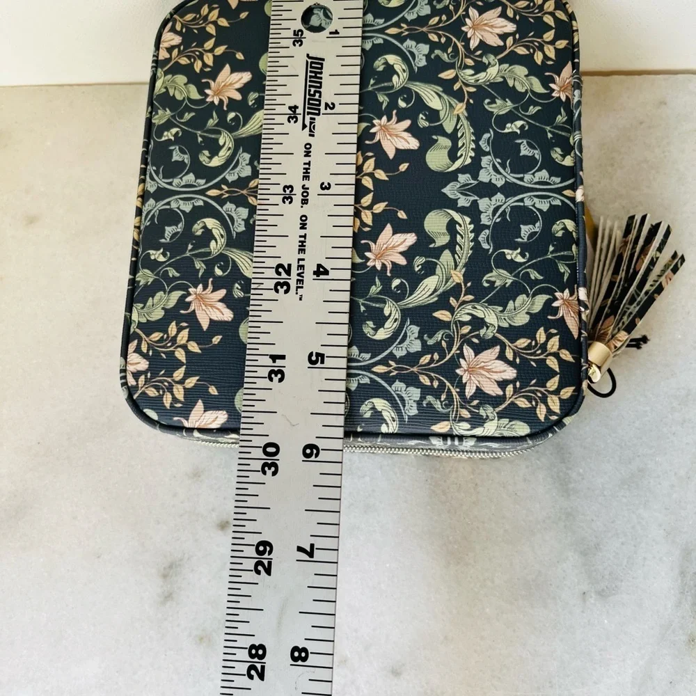 Floral Patterned Jewelry Case travel organizer jewelry box